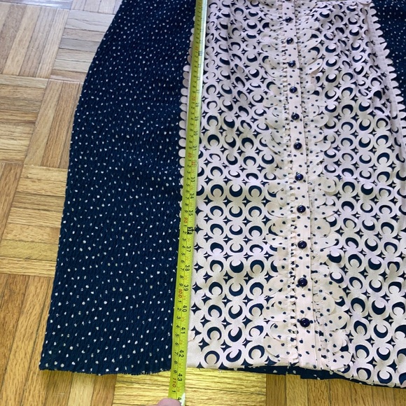 Byron Lars Anthropologie Navy Dress 10 excellent - Picture 8 of 14